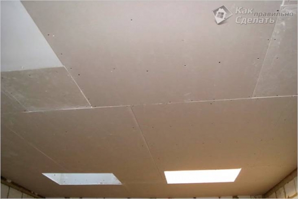 Фото - Как выровнять потолок гипсокартоном — выравнивание потолка при помощи гипсокартона