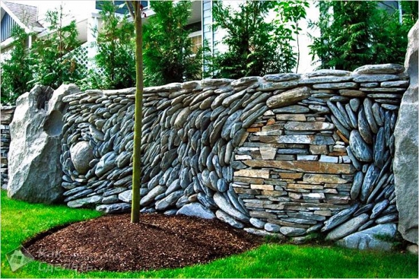 Фото - Забор из камня своими руками — каменный забор (+фото)