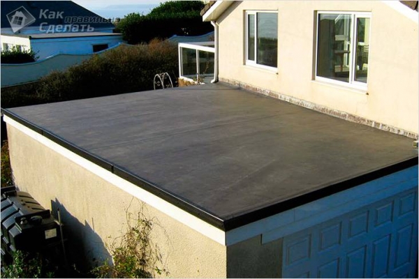 Фото - Как сделать односкатную крышу гаража — односкатная крыша из шифера